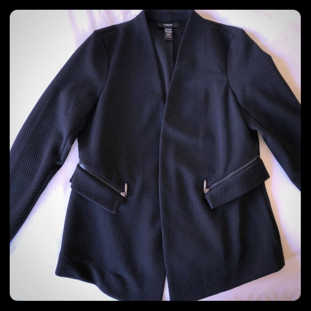 Alfani Petite Textured Jacket Size S